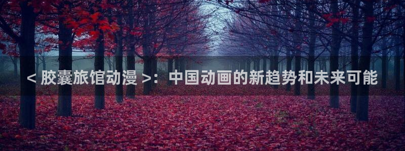 本子里番库漫画：< 胶囊旅馆动漫 >：中国动画的新趋势和未来可能